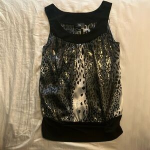 Stylish Black and Gray Women's Top